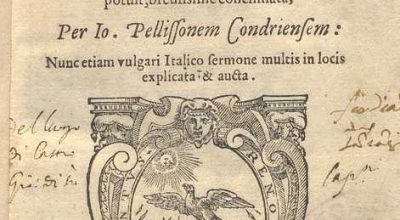 GRAMMATICA. J. PELLISON. 1573
